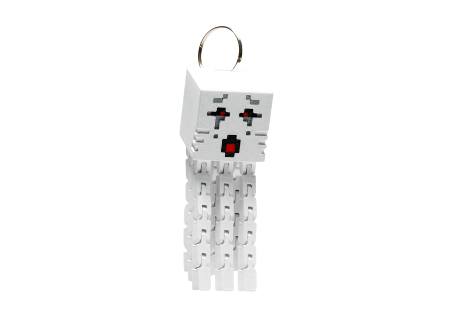 LLAVERO GHAST 3D