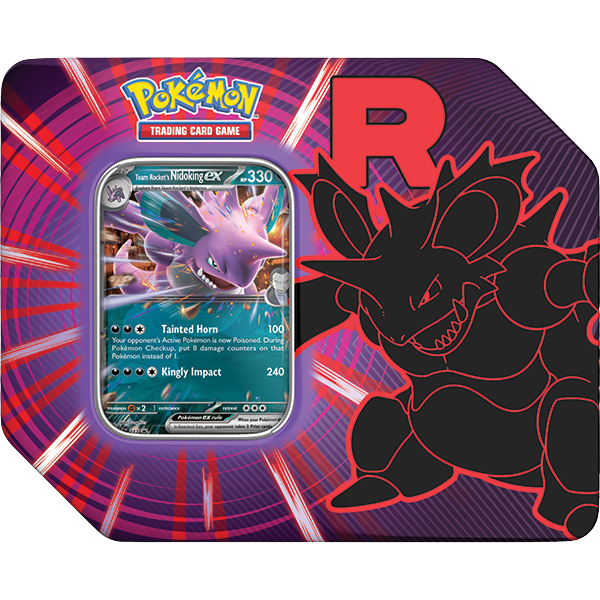 Pokemon TCG: Team Rocket Tin Case