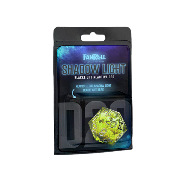 D20 Liquid Core Elixir Dice: Shadow Light UV Reactive