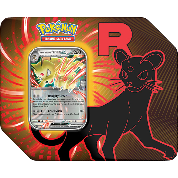 Pokemon TCG: Team Rocket Tin Case