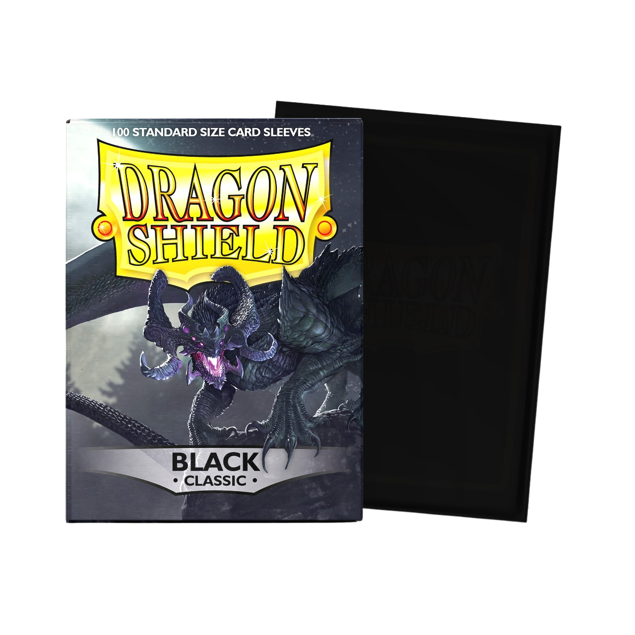 Dragon Shield Sleeves: Standard- Classic Black (100 ct.)